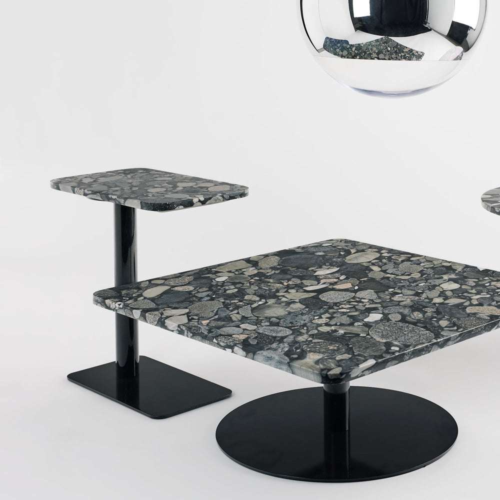Stone Rectangle Side Table