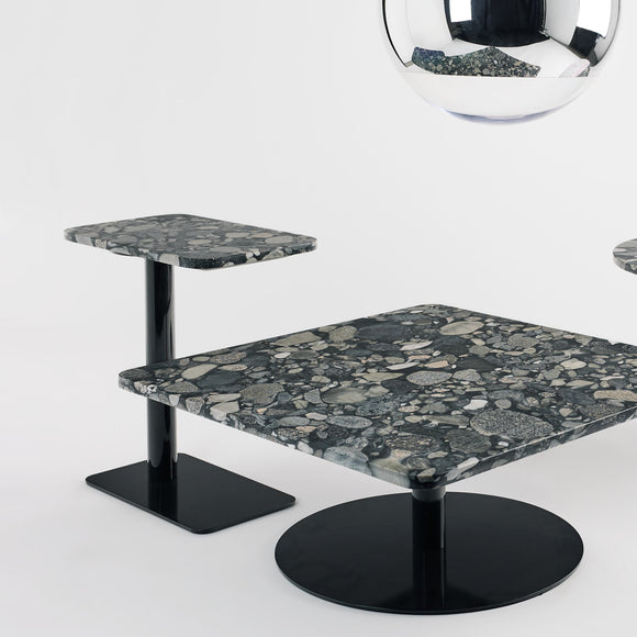 Stone Rectangle Side Table