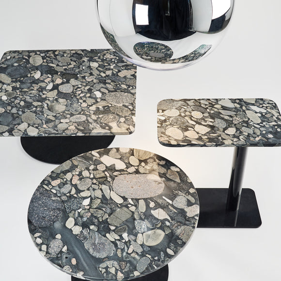 Stone Rectangle Side Table