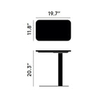 Stone Rectangle Side Table