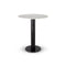 Tube Round High Table  option White Marble