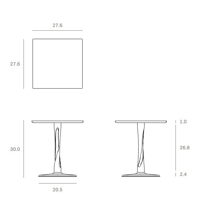 Torsion Square Dining Table