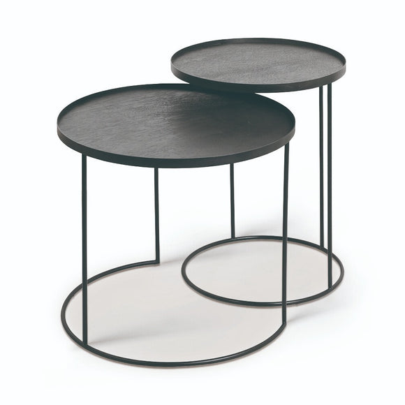 Tray Round Side Table Set