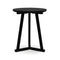 Tripod Side Table  option Oak Black
