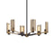 Pilsen Chandelier  option Modern Bronze / Aged Brass
