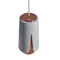 Tulipa Suspension Light  option Matt White Outer / Polished Copper Inner