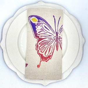 Butterfly Linen Napkin (Set of 4)
