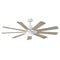 Turbine LED Ceiling Fan  option Chalk White / Weathered Wood