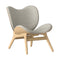 A Conversation Piece Lounge Chair  option White Sands