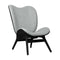 A Conversation Piece Tall Lounge Chair  option Sterling