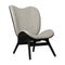 A Conversation Piece Tall Lounge Chair  option White Sands