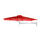 Paraflex Wallflex Round Wall-Mount Umbrella  option Colorum Pepper