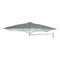 Paraflex Wallflex Square Wall-Mount Umbrella  option Colorum Flanelle