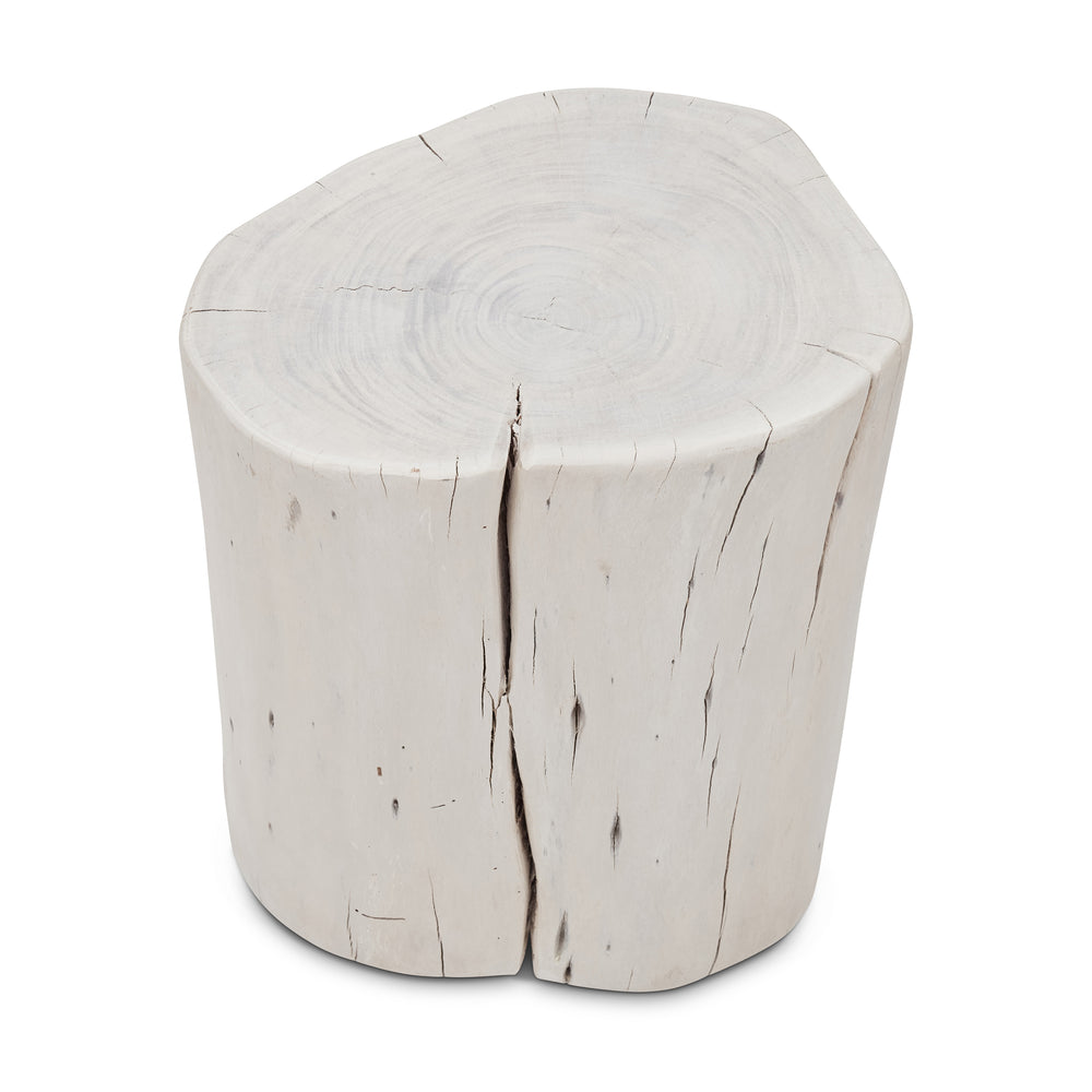 Solid Wood Stump Stool