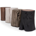 Solid Wood Stump Stool