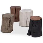 Solid Wood Stump Stool