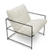 Trent Accent Chair  option White Boucle