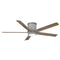 Vail Outdoor LED Flush Mount Ceiling Fan  option Graphite / Driftwood