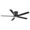 Vail Outdoor LED Flush Mount Ceiling Fan  option Matte Black