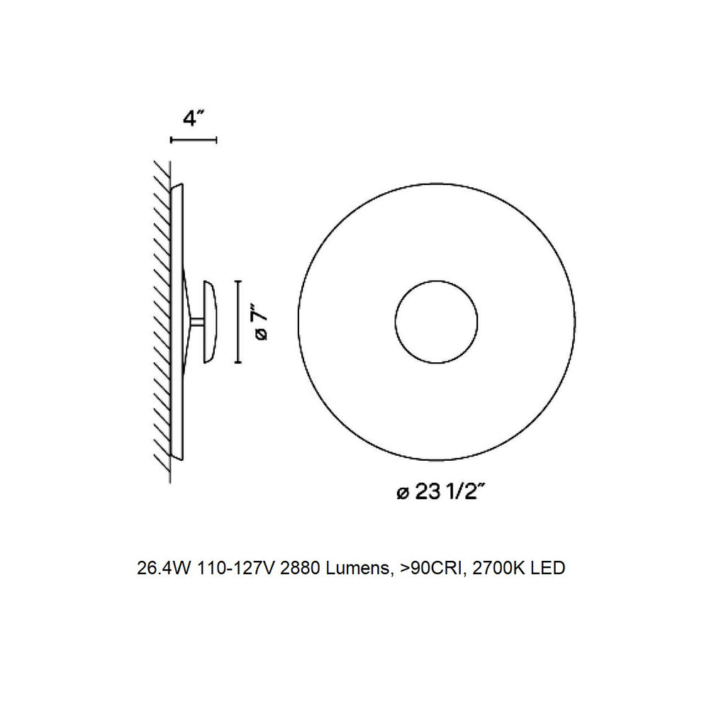 Top Flush Mount