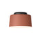Tube Flush Mount  option Terra Red