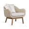Anton Outdoor Lounge Chair  option Old Lace