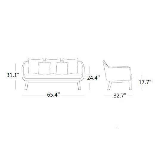 Anton Outdoor Lounge Sofa