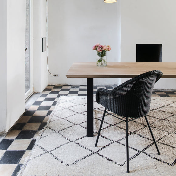 Avril Highback Dining Chair with Steel Base