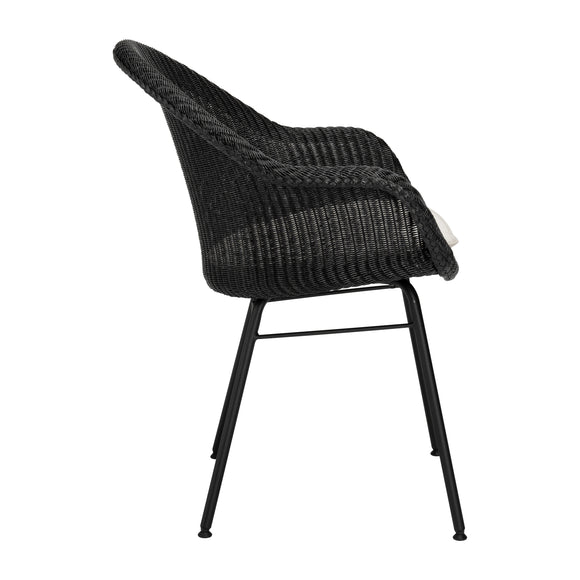 Avril Highback Dining Chair with Steel Base