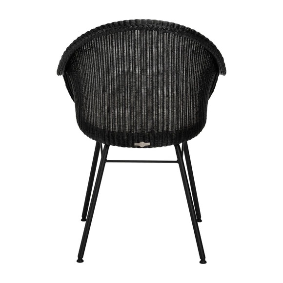 Avril Highback Dining Chair with Steel Base