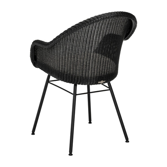 Avril Highback Dining Chair with Steel Base