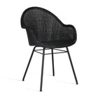 Avril Highback Dining Chair with Steel Base
