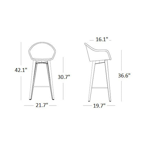 Edgard Outdoor Stool