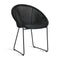 Gipsy Outdoor Dining Chair  option Black