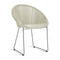 Gipsy Outdoor Dining Chair  option Old Lace