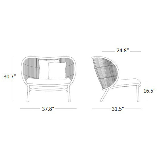 Kodo Outdoor Lounge Chair
