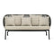 Kodo Outdoor Lounge Sofa  option Almond