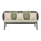 Kodo Outdoor Lounge Sofa  option Olive Green / Blush