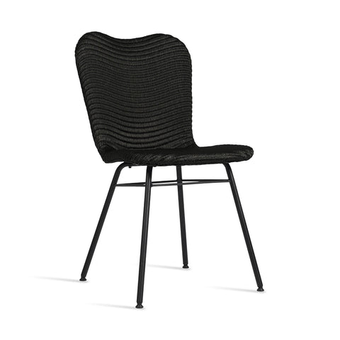 Lily Dining Chair with Steel Base