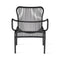 Loop Outdoor Lounge Chair  option Black