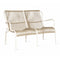 Loop Outdoor Sofa  option Beige / Stone White