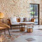 Wicked Rattan Lounge 3-Seater Sofa