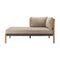 Lento Outdoor Modular Chaise Lounge  option Right Arm