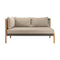 Lento Outdoor Modular Sofa Corner  option Left Arm