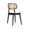 Titus Dining Chair  option Black Stained Oak