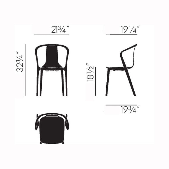 Vitra Belleville Outdoor Armchair - 2Modern