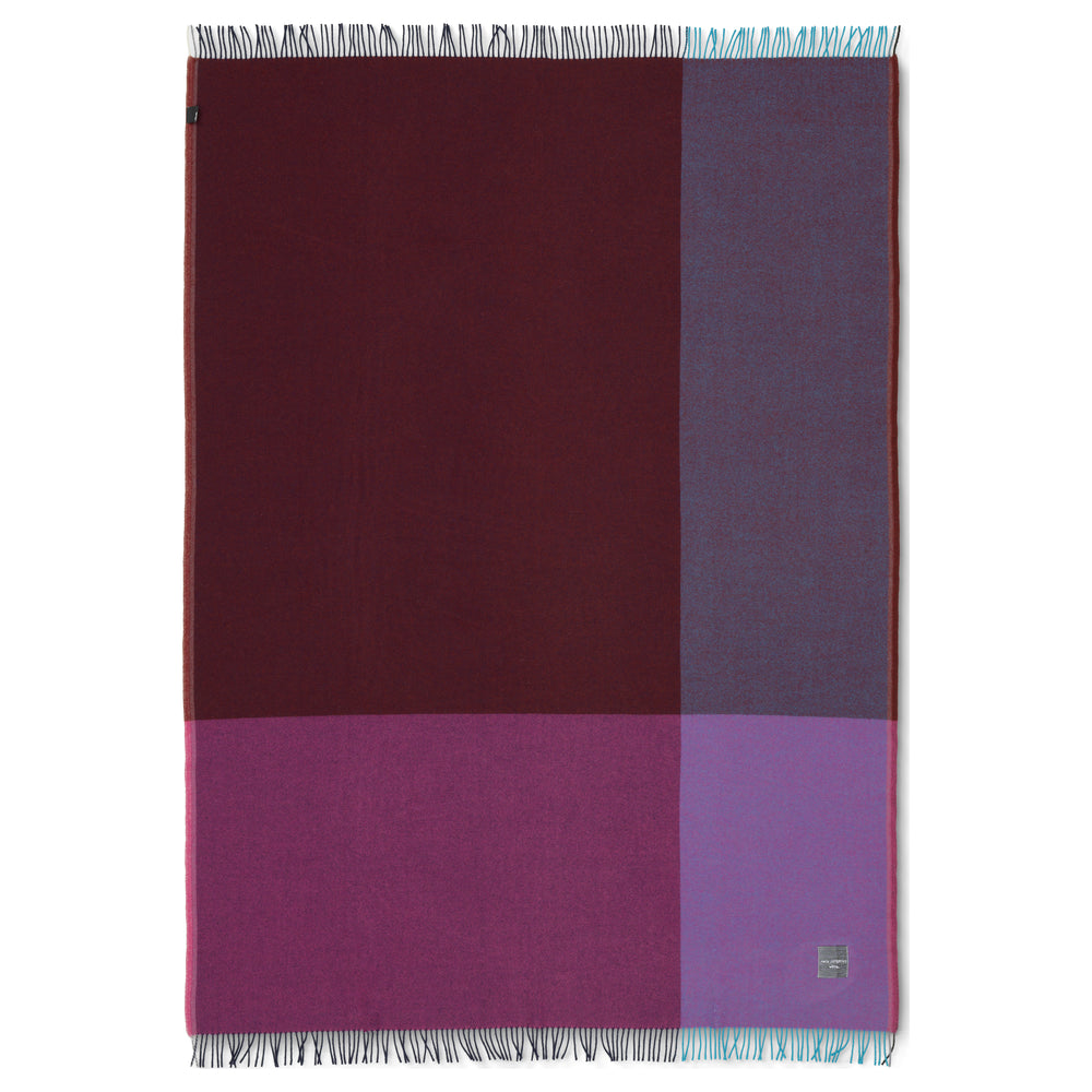 Color Block Throw Blanket