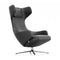 Grand Repos Lounge Chair  option Leather Nero