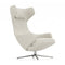 Grand Repos Lounge Chair  option Leather Snow
