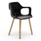 HAL Wood Armchair  option Basic Dark